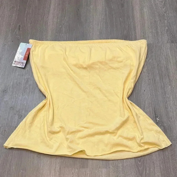 Size XXL Mossimo Supply Company Yellow Tube Top New With Tags and Defects - Picture 6 of 6